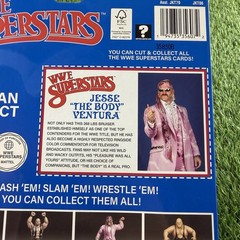 LJN WWE Superstars Series 2 Jesse The Body Ventura Blue Card Variant By Mattel