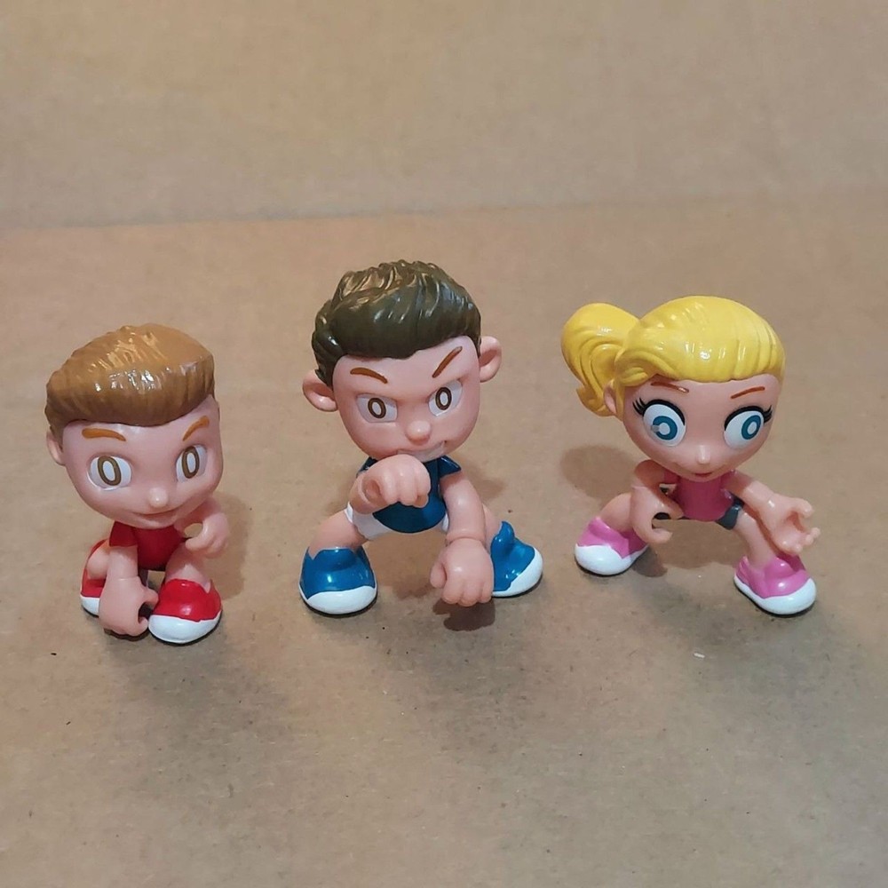 Ninja Kidz TV Action Figures Lot of 3 2 inch Toys