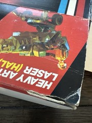 G I Joe HAL HEAVY ARTILLERY LASER 1982 with Box & Data Card & Figure Included
