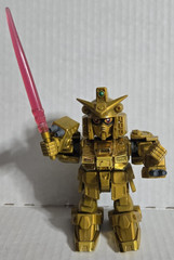 BANDAI SD Superior Defender Gundam Force Action Figure Gold Captain Gundam 5″