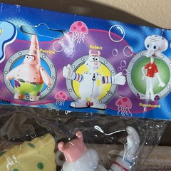 RARE Vintage Unlicensed SpongeBob and Characters Rabbit, Squidward, Patrick Set