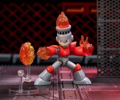 Mega Man 4″ Fire Man Action Figure, Toys for Kids and Adults