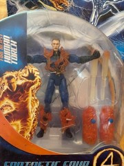 Fantastic Four Rise Of The Silver Surfer Fire Blast Human Torch 6″ Figure New