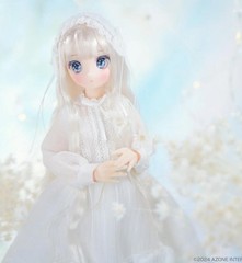 Azone Colorful Dreamin’ Mary Alice Blue Snow White 8.8In 1/6 Action Figure Gift