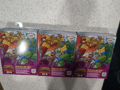 TMNT X Godzilla Full Set- Leonardo Michelangelo Raphael Figures