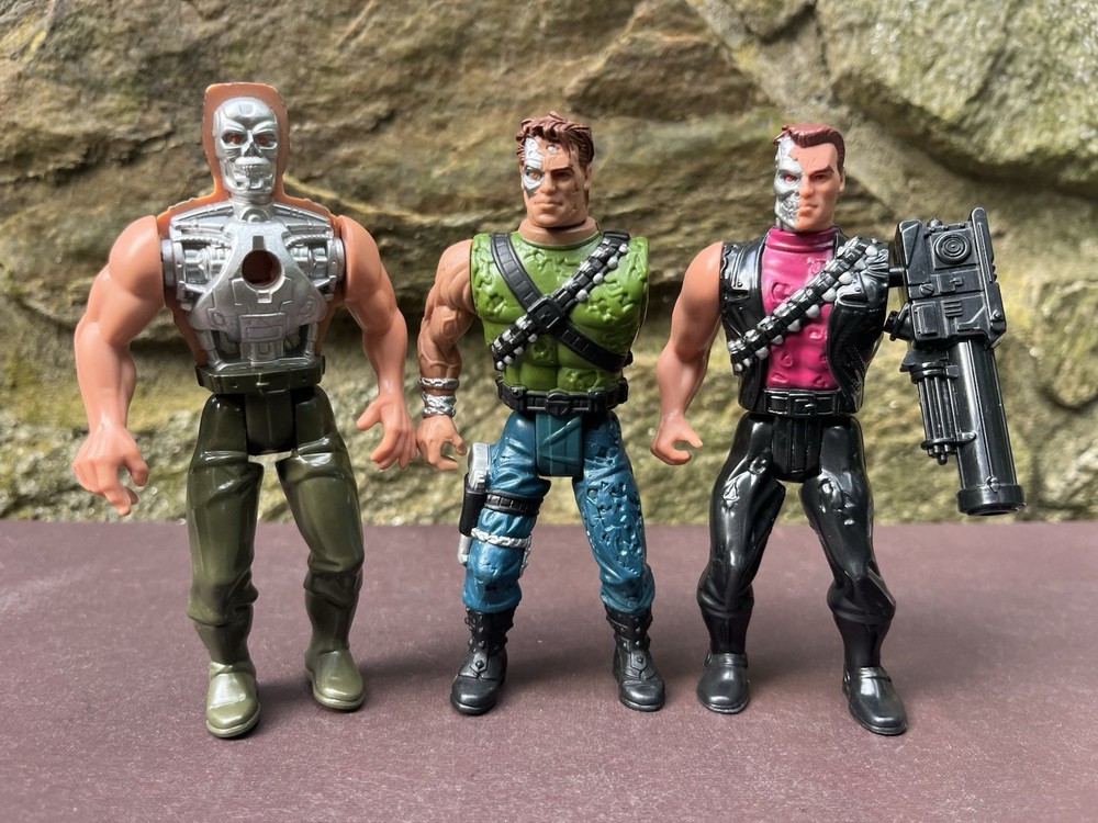 Vintage 1991 Kenner T2 Terminator Action Figure Fodder Lot Arnold Schwarzenegger