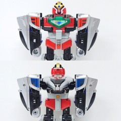 Power Rangers Time Force Megazord DX Time Robo Time Ranger 3D Flyer BANDAI BOX