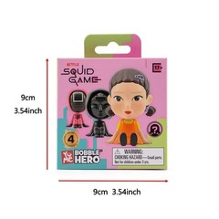 YuMe Squid Game Bobble Me Hero Blind Box Mini Figure Random 1pc Mystery Toy Gift