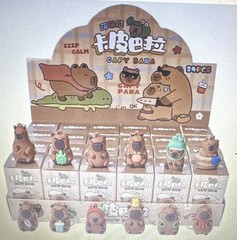 Capybara Figure Blind Box Anime Capibara Figures Doll Keychain Pendant.