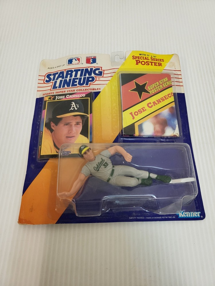 Starting Lineup 1991 Jose Canseco Figure Special Series Poster 1992 Edition