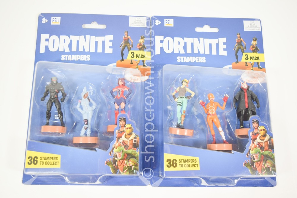 2 Fortnite Stampers VARIETY LOT 3 Pack 6 Total 8+ SALE