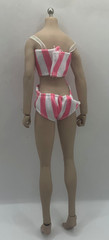 1/6 Female Flexible Seamless Doll Body For 12″ Greyish Posable Action Figure C