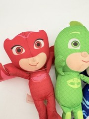 PJ Masks Toys Lot Plush Figures Gekko Owlette Catboy Complete Set Bundle 3 PC