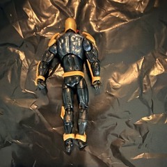 Hasbro Marvel Nova Action Figure Plastic Black Gold Red Comic Book Heroes