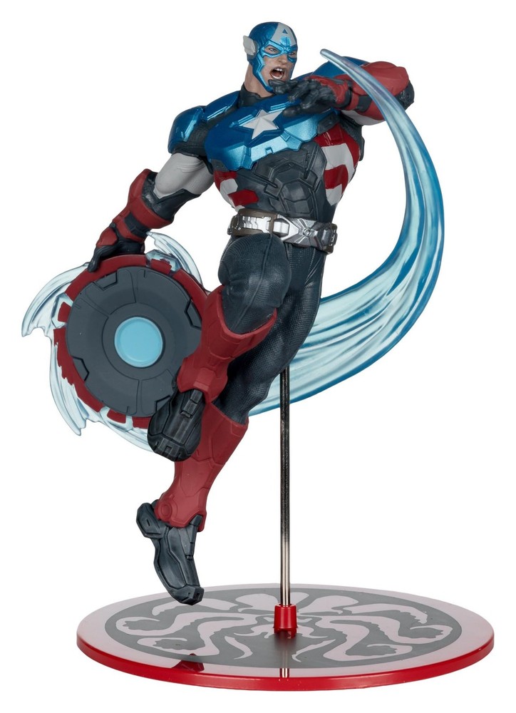 Marvel Rivals Collection 1/10 Actionfigur Captain America 20 cm