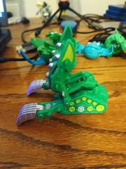 Bakugan Battle Brawler Green Ventus Mobile Assault Mechtanium Surge Axellor 250G