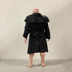 PB-LTC-DU-BLK: 1/12 Black Wired Fabric Western Duster Coat for 6″ action figure