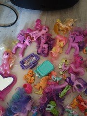 My Little Pony MLP Mixed Lot of Mini Figures, Dolls, Various Types & Generations