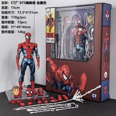 In Stock CT Toys MAFEX No.075 The Amazing Spider-Man Comic Ver. Action Figure