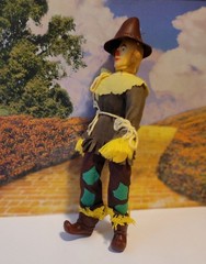 MEGO Wizard of Oz SCARECROW Ray Bolger 8″ Figure DOLL w/hair 1974 vintage 1974