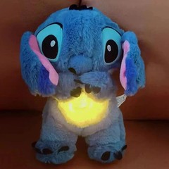 Kawaii Stitch Sleep Plush Toy – Calm Music, Lights & Breathing Effect Kids Gift