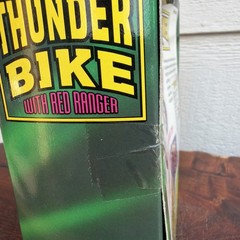 Vintage Power Rangers THUNDER BIKE w/ RED RANGER 1994 Bandai – Box Damage NOS