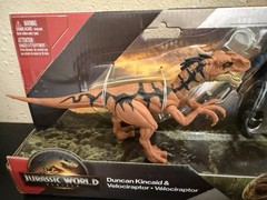Jurassic World Rebirth Duncan Kincaid & Velociraptor Human & Dino Pack New