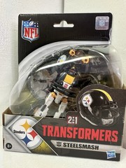 Transformers NFL Collaborative Deluxe Pittsburgh Steelers Steelmash Hasbro