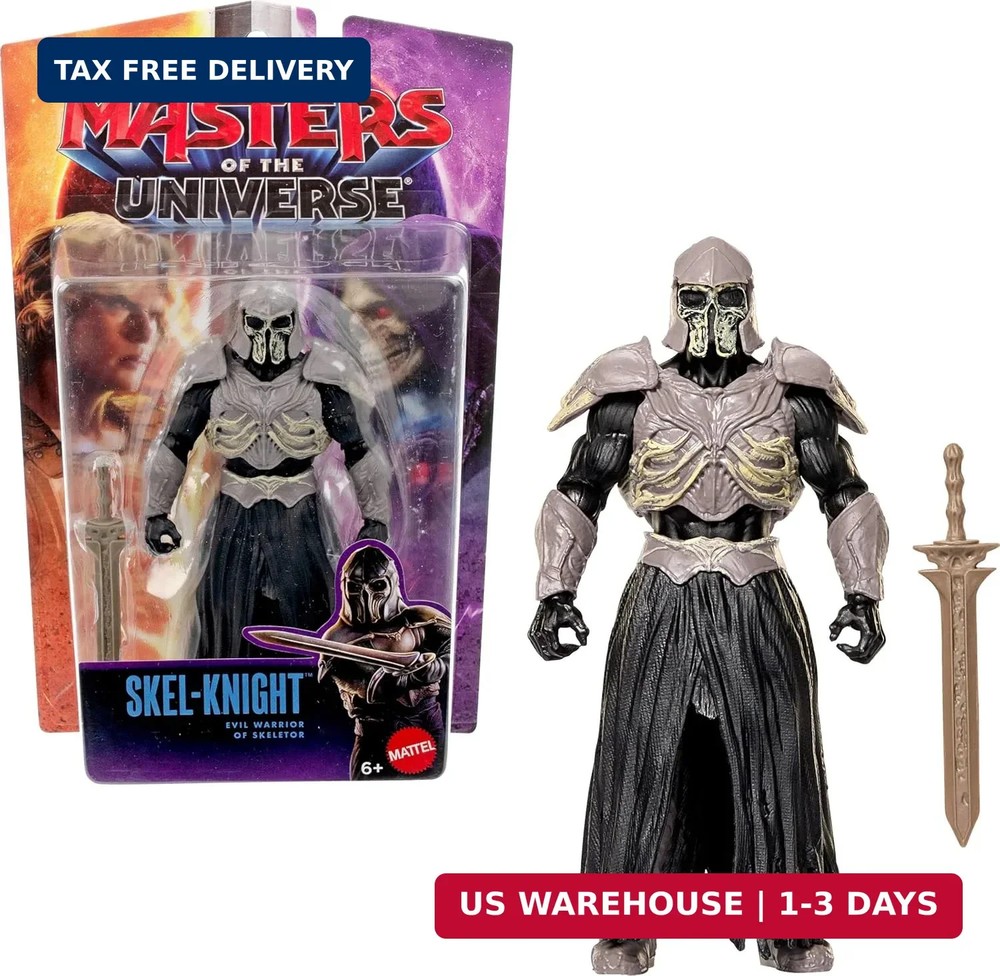 Share Masters of the Universe 2026 Movie SKEL-Knight 5.5 Inch Action Figure Toy,