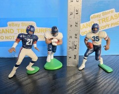 LOT OF 3 KENNER CHICAGO BEARS STARTING LINEUP FIGURE nfl slu Loose Woolford Neal