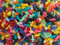 12 Custom Bit Mystery Bundle Beyblade X Compatible Ragnaruk Salamander Parts Set