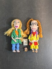 Eliza Debbie Thornberrys 1999 Vintage Toy Figures Viacom 4 Piece Lot Nickelodeon