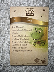 TOY STORY COSBI COLLECTION REX + COLLECTOR CARD **NEW**