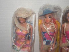 Vintage KO Clone Blow Mold Parachute Toy Action Figure Fashion Doll Lot 11″ NIP