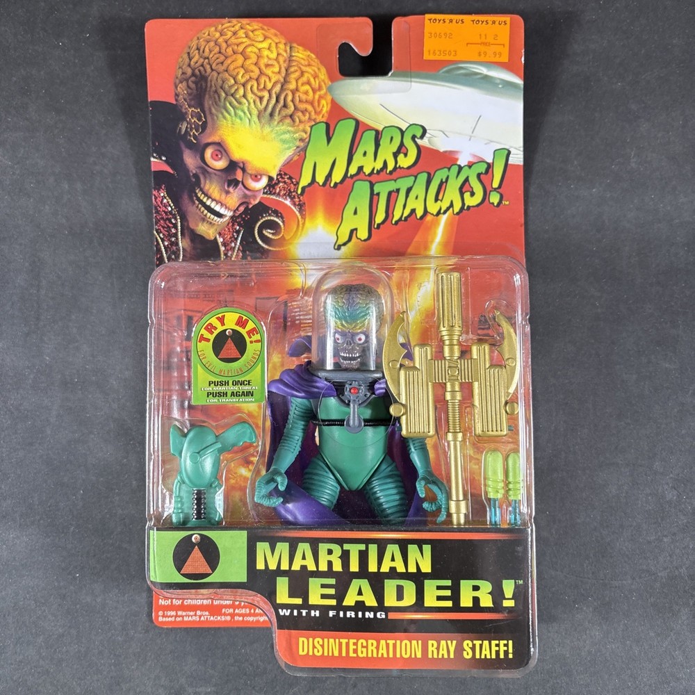 MARTIAN LEADER MARS ATTACKS ACTION FIGURE VINTAGE TRENDMASTERS NEW SCI-FI 1996