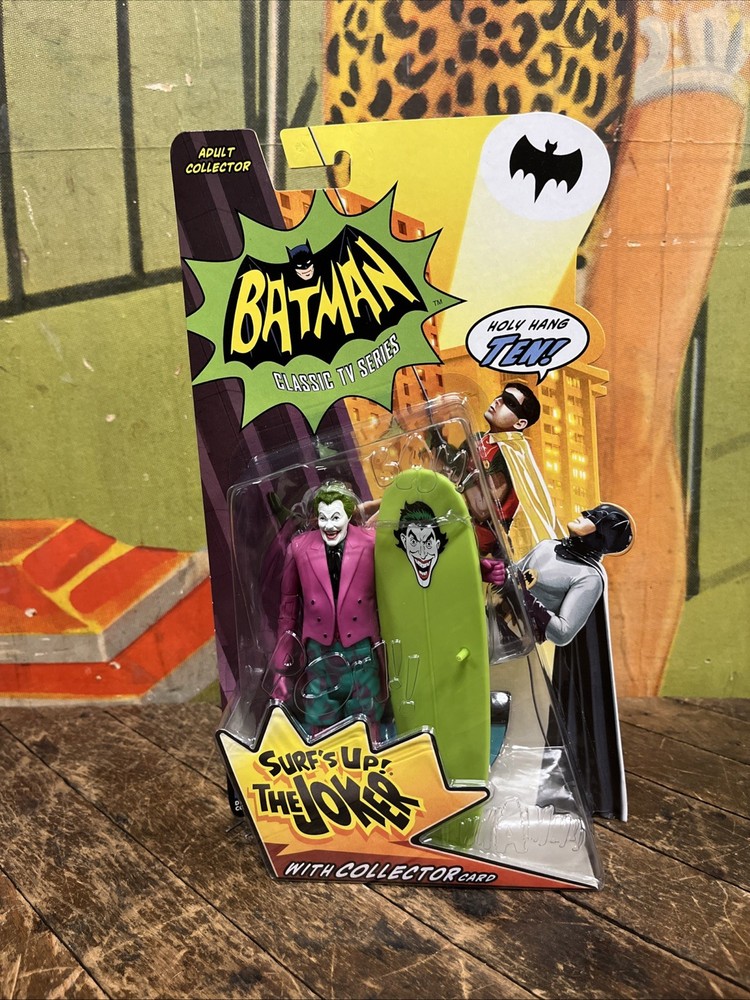 BATMAN 1966 CLASSIC TV SERIES SURFS UP JOKER FIGURE MOVIE RETRO DC COMICS NECA