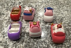 Shopkins Cutie Cars Die-Cast Collectible Toys by Moose Toys Lot Of 6 Pieces