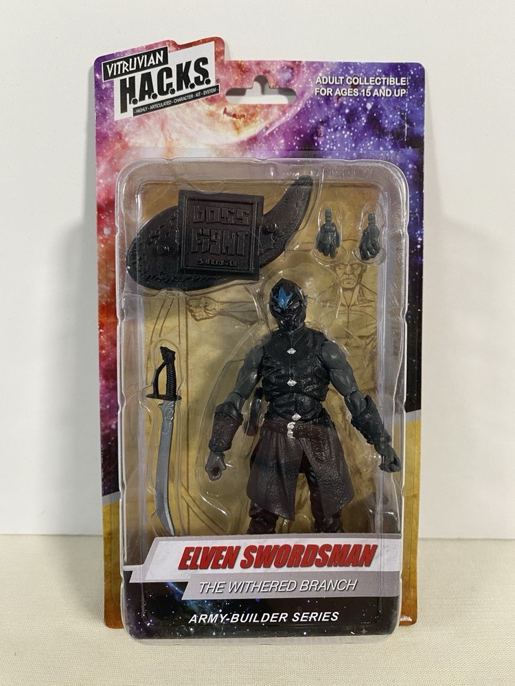 Vitruvian H.A.C.K.S. Elven Swordsman The Withered Branch Figure Boss Fight Hacks