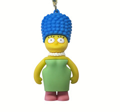 The Simpsons Marge Simpsons Silicone Rubber Pendant Strap Keychain New Free Ship