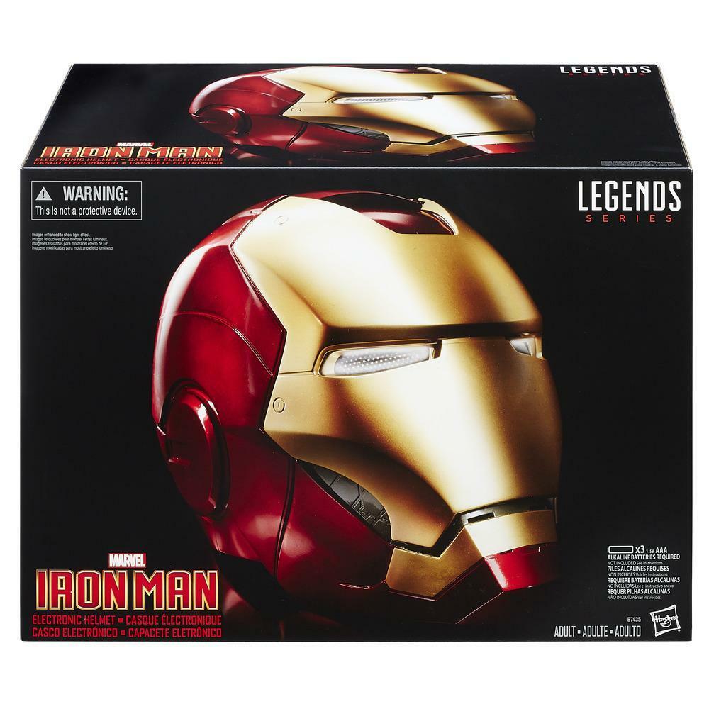 NEW Hasbro Marvel Legends Avengers Iron Man Electronic Helmet Prop Replica Gear