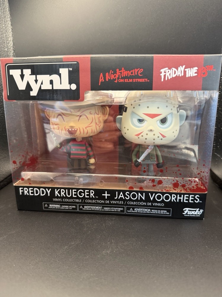 Funko Vynl Nightmare on Elm Street + Friday 13th Freddy + Jason Set New O4