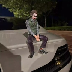 DC Comics The Joker Figure Car Accessory – Car Mounted Joker The Dark Figure 9in