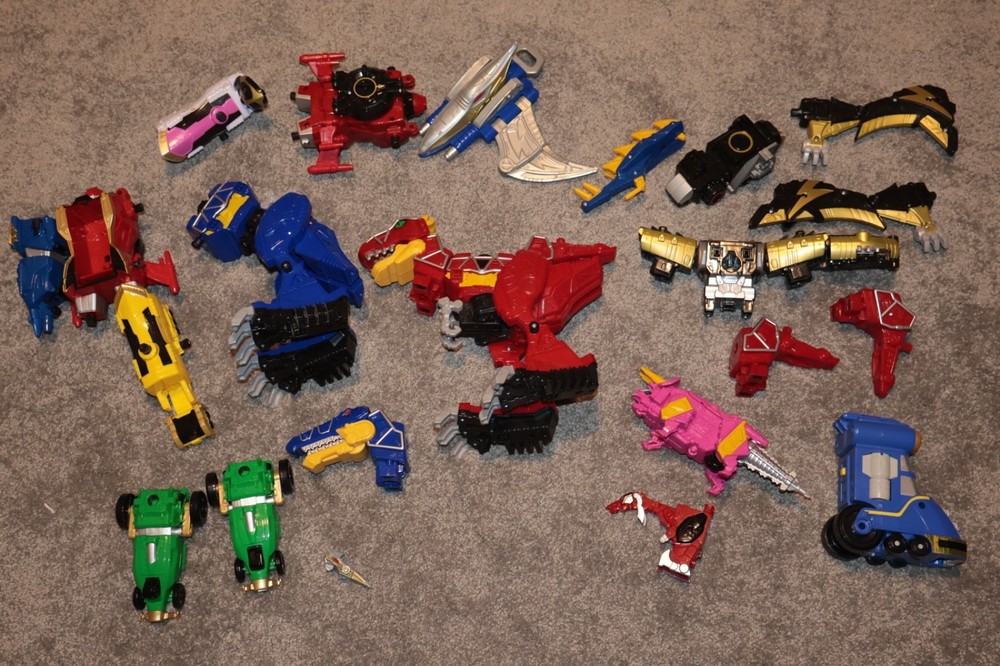 Power Rangers Dino Charge TRex Zord Megazord Replacement Parts Lot