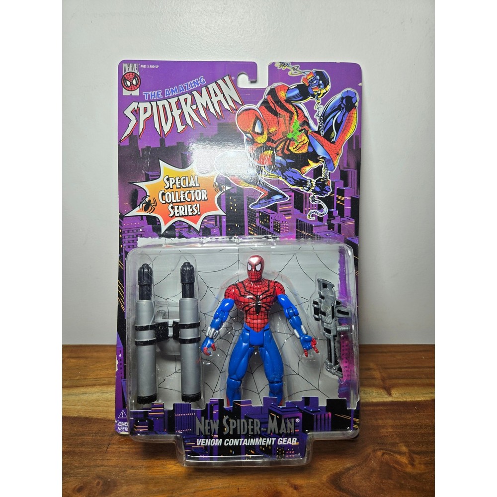 THE AMAZING SPIDER-MAN FIGURE TOYBIZ 90s New Spider-Man Special Collector Series