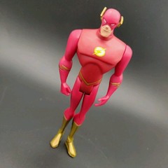 Flash Gold & Red suit Justice League Unlimited 4″ action Figure loose JLA
