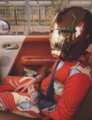 New Iron Man MK5 Helmet Electronic Voice Activated Open&Close Mask Autoking US