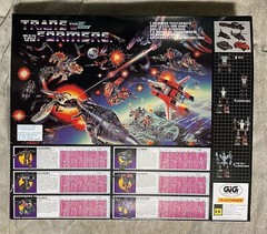 TRANSFORMERS G1 DECEPTICON COMBATICONS BRUTICUS GIFTSET BOX, FOAM, & MANUAL NEW!