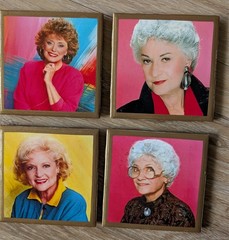 2016 UNOPENED! Funko Super 7 Reaction The Golden Girls Action Figure Set