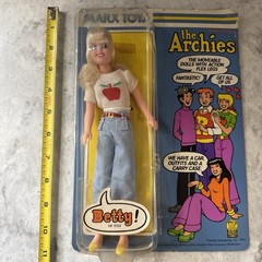 1975 Marx Toys The Archies BETTY 9″ Action Figure New Fast Ship