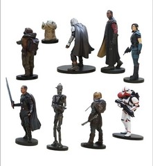 Disney Star Wars The Mandalorian 9-Piece Deluxe PVC Figure Play Set